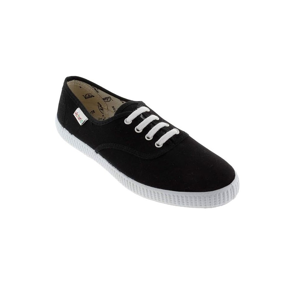 Zapatillas Lona Victoria 1915 Inglesa Mujer Negro