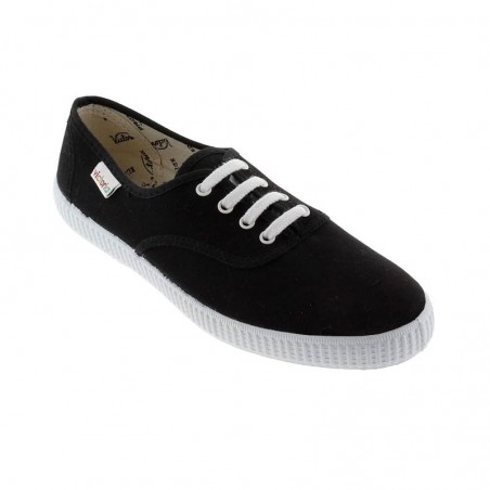 Zapatillas Lona Victoria 1915 Inglesa Mujer Negro