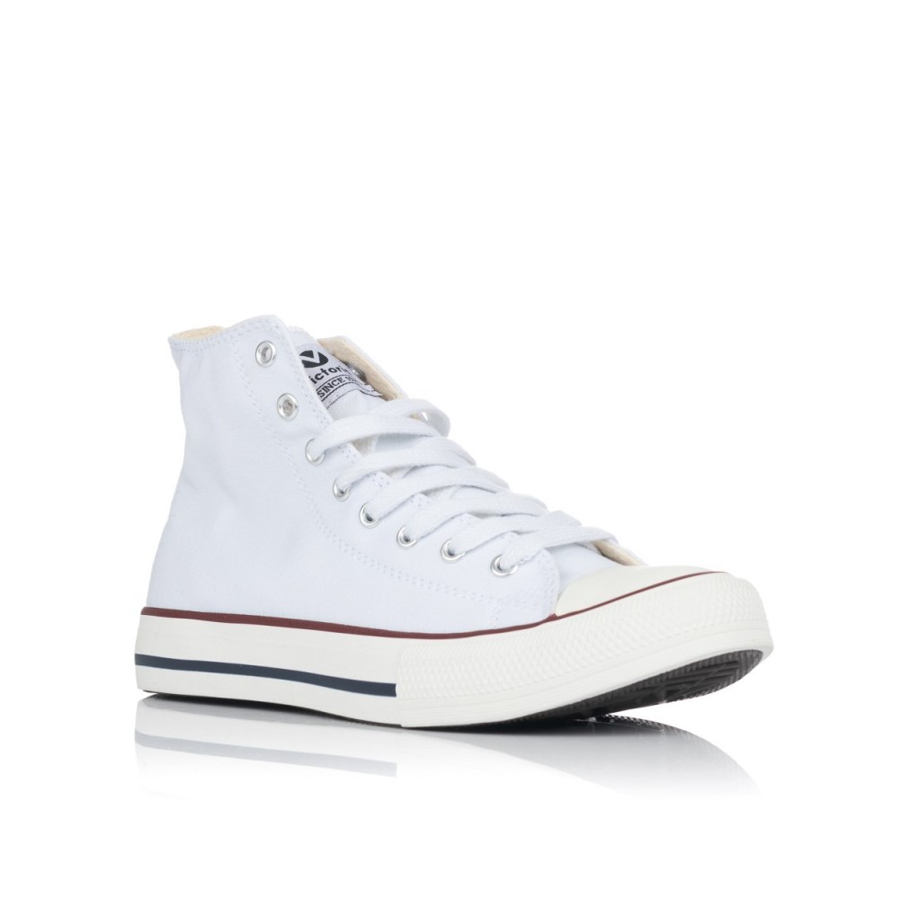 Zapatillas Lona Victoria 106500 Mujer Blanco