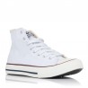 Zapatillas Lona Victoria 106500 Mujer Blanco