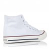 Zapatillas Lona Victoria 106500 Mujer Blanco