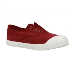 Zapatillas Lona Victoria 106627 Niño Rojo