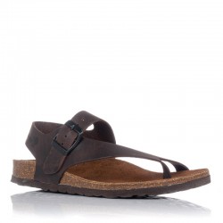 Sandalias Planas Inter-bios 7162 Mujer Moka
