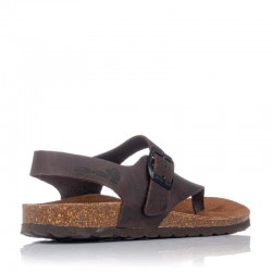 Sandalias Planas Inter-bios 7162 Mujer Moka