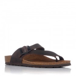 Sandalias Planas Inter-bios 7119 Mujer Moka