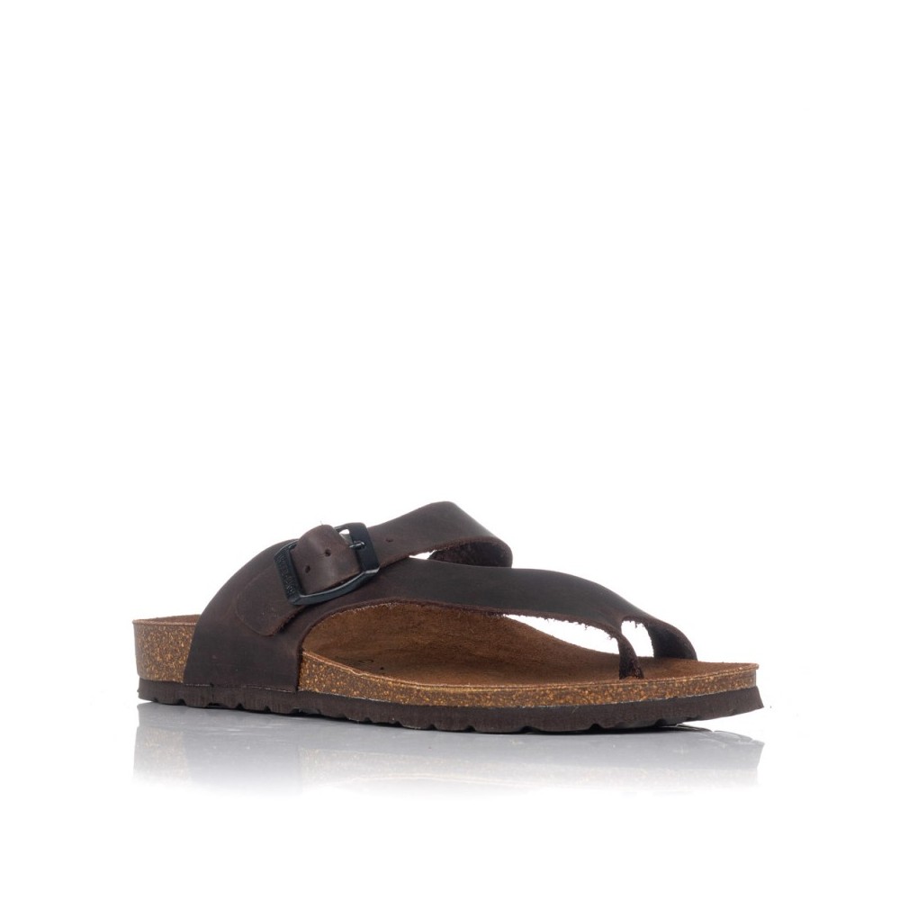 Sandalias Planas Inter-bios 7119 Mujer Moka