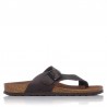 Sandalias Planas Inter-bios 7119 Mujer Moka