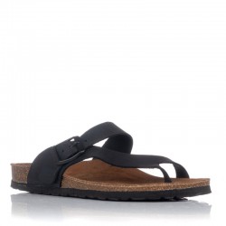 Sandalias Planas Inter-bios 7119 Mujer Negro