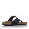 Sandalias Planas Inter-bios 7119 Mujer Negro