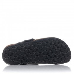 Sandalias Planas Inter-bios 7119 Mujer Negro