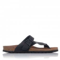 Sandalias Planas Inter-bios 7119 Mujer Negro