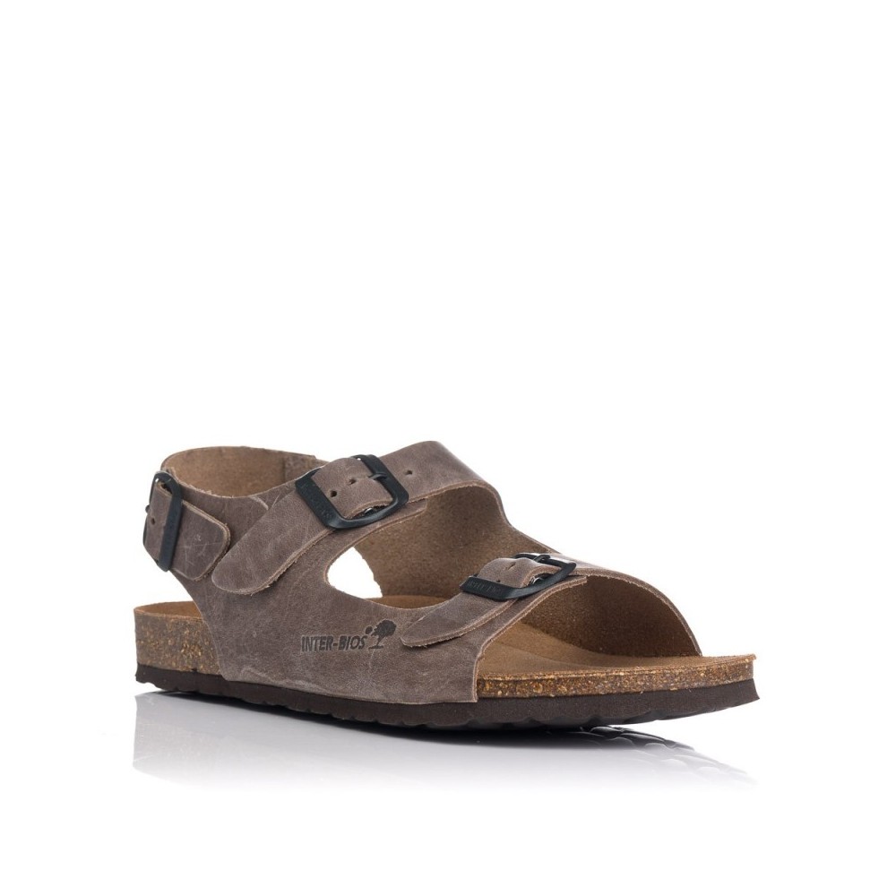 Sandalias Inter-bios 9567 Hombre Taupe