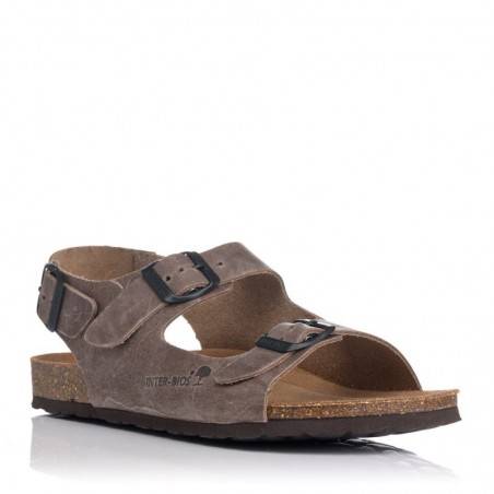 Sandalias Inter-bios 9567 Hombre Taupe