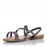 Sandalias Planas Porronet 2913 Mujer Plomo