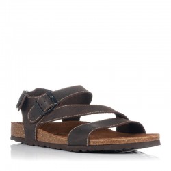 Sandalias Planas Inter-bios 9557 Hombre Marron