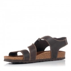 Sandalias Planas Inter-bios 9557 Hombre Marron