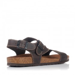 Sandalias Planas Inter-bios 9557 Hombre Marron