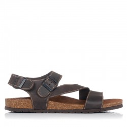 Sandalias Planas Inter-bios 9557 Hombre Marron