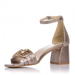 Sandalias de tacón Maria Jaen 6507 Mujer Oro