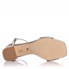 Sandalias de tacón Maria Jaen 6507 Mujer Oro