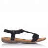 Sandalias Planas Zapp 23572 Mujer Negro