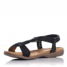 Sandalias Planas Zapp 23572 Mujer Negro