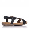 Sandalias Planas Zapp 23572 Mujer Negro