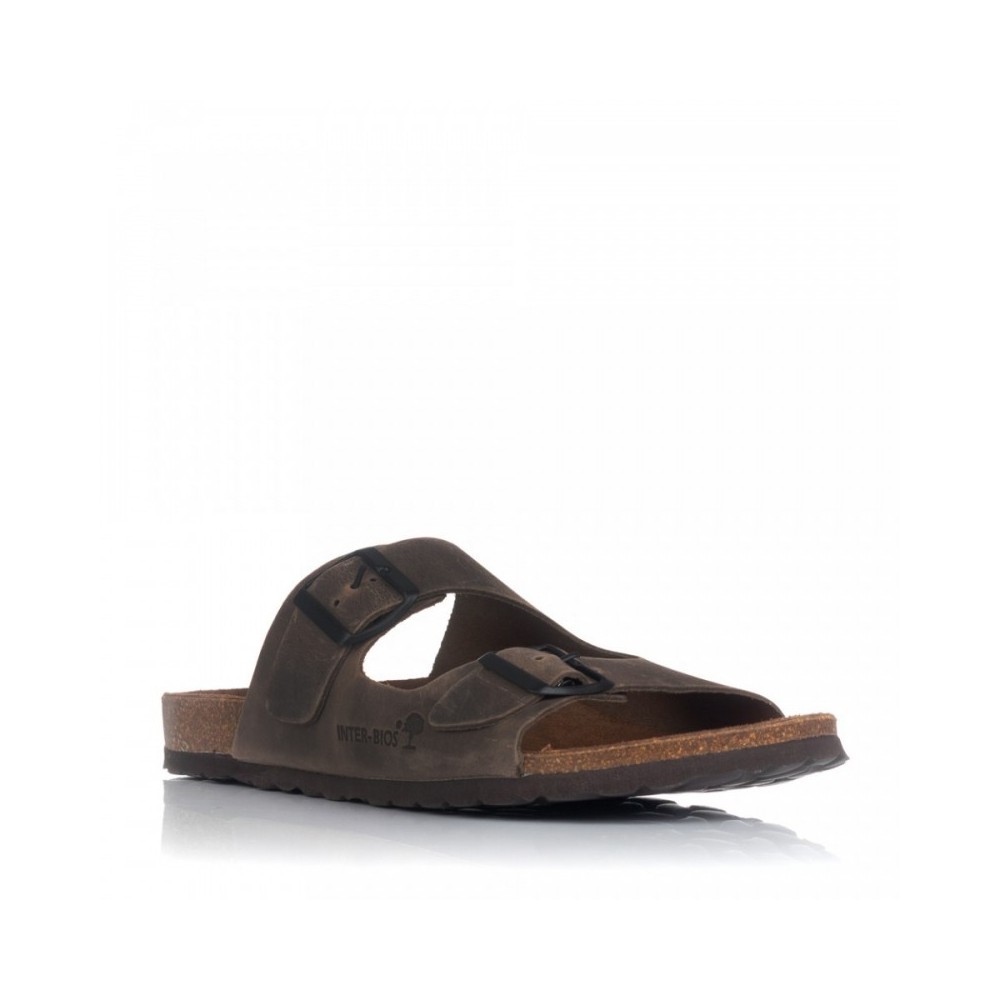 Sandalias Inter-bios 9560 Hombre Marron
