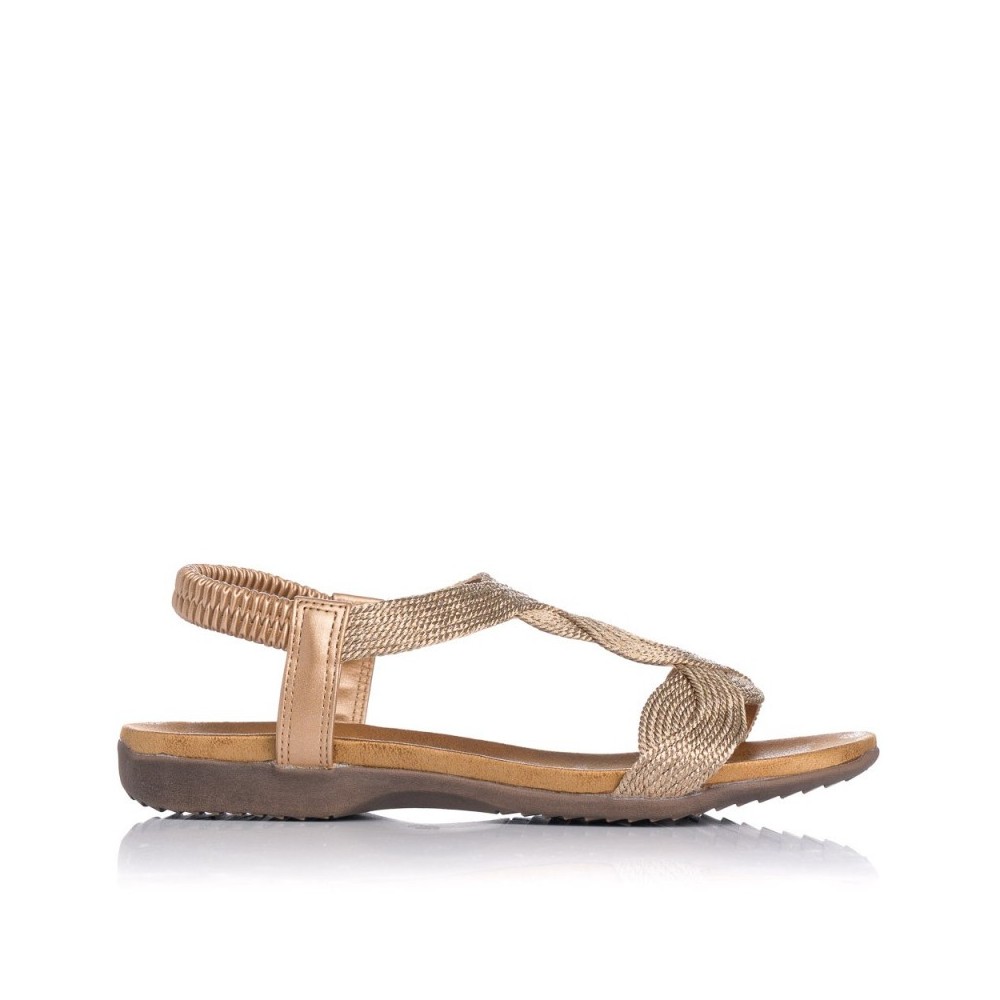 Sandalias Planas Zapp 23572 Mujer Bronce