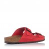 Sandalias Planas Inter-bios 7206 Mujer Rojo
