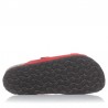 Sandalias Planas Inter-bios 7206 Mujer Rojo