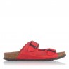 Sandalias Planas Inter-bios 7206 Mujer Rojo