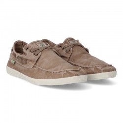Zapatillas Lona Natural World 303e Hombre Beig