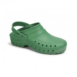 Zuecos Dian 02/s Perforado Mujer Verde