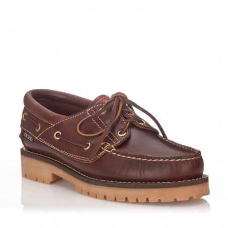 Zapatos de Sport Snipe Náutico 21201 Ciclón Seahorse Hombre Cuero