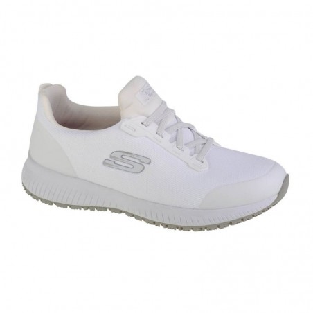 Sneakers Skechers Work Squad Sr Mujer Blanco