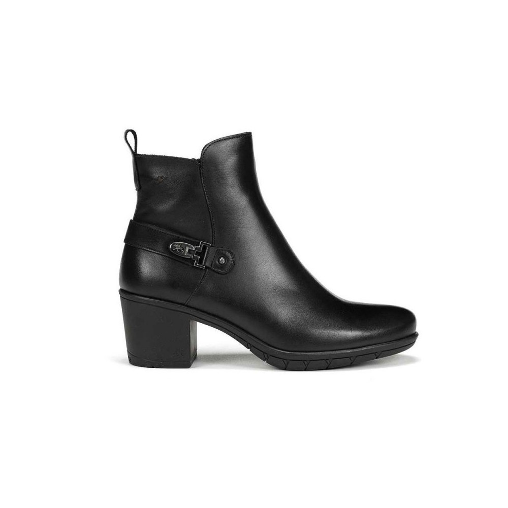 Botines de tacón Fluchos Nydia F1798 Mujer Negro