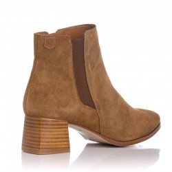 Botines de tacón Popa Eyra Mujer Cuero