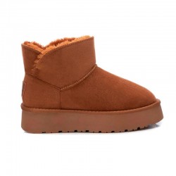Botines Planos Xti 142197 Mujer Camel