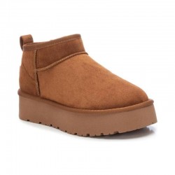 Botines Planos Xti 142212 Mujer Camel
