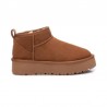 Botines Planos Xti 142212 Mujer Camel