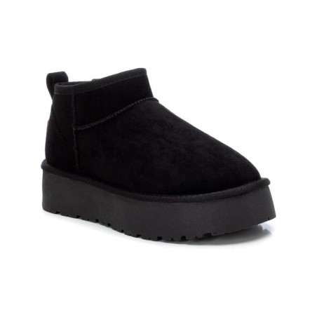 Botines Planos Xti 142212 Mujer Negro
