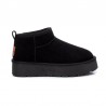 Botines Planos Xti 142212 Mujer Negro