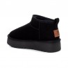 Botines Planos Xti 142212 Mujer Negro