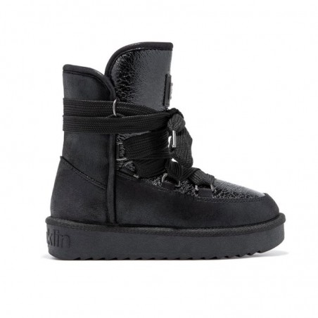 Botines Planos D.franklin Dfsh37006 Mujer Negro