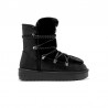 Botines Planos D.franklin Nordic Trk Fur Mujer Negro