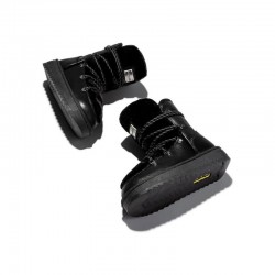 Botines Planos D.franklin Nordic Trk Fur Mujer Negro