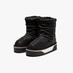 Botines Planos D.franklin Dfsh371006 Mujer Negro