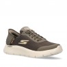 Sneakers Skechers Slip-ins:go Walk Flex-hand Up Hombre Marron