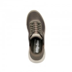 Sneakers Skechers Slip-ins:go Walk Flex-hand Up Hombre Marron